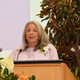 Dr. Vivian W. Pinn, senior scientist emerita at the National Institutes of Health, speaks at the dedication ceremony of a building renamed Pinn Hall in her honor at the University of Virginia School of Medicine in Charlottesville, Va. (Welford Jones)